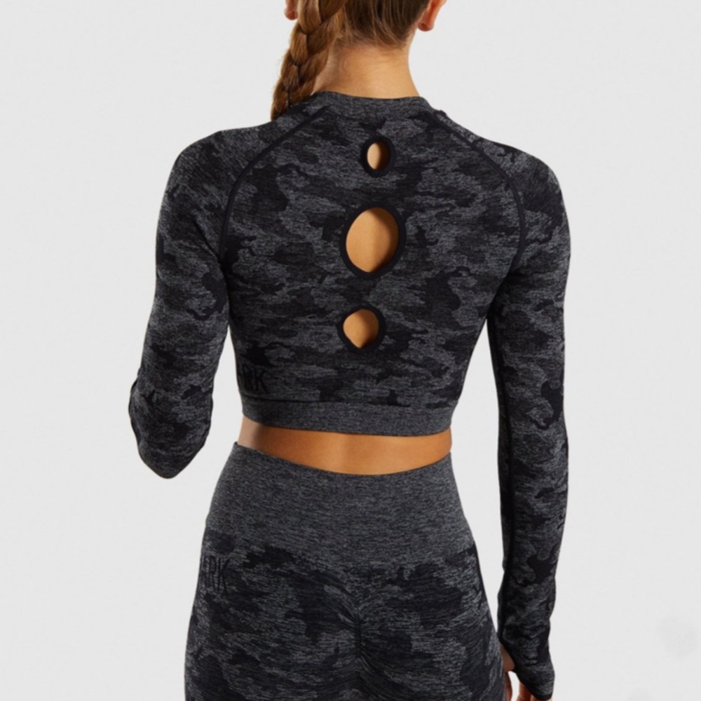 Authentic Gymshark Camo Crop
